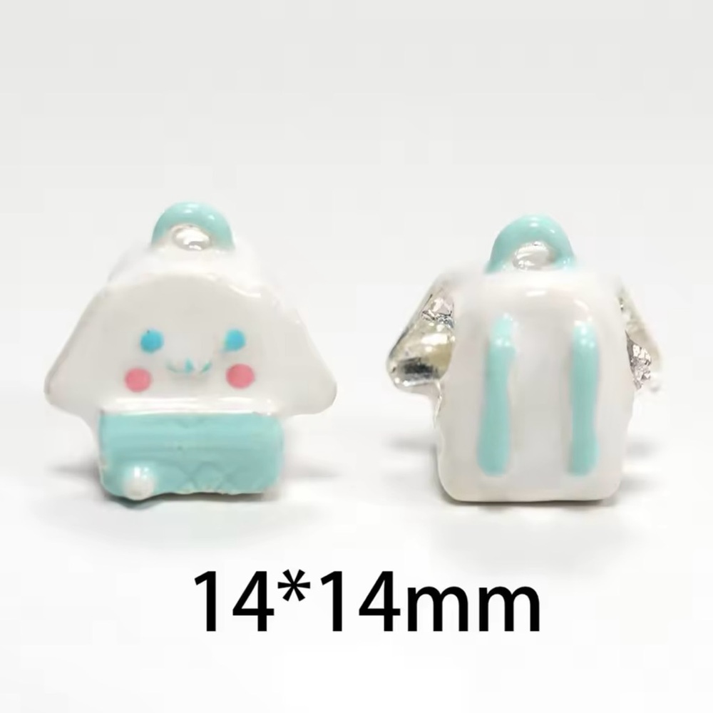 Kawaii Cinnamoroll charm hand-painted